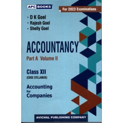 Accountancy Part A Vol 2 for CBSE Class 12 by D K Goel | Latest Edition